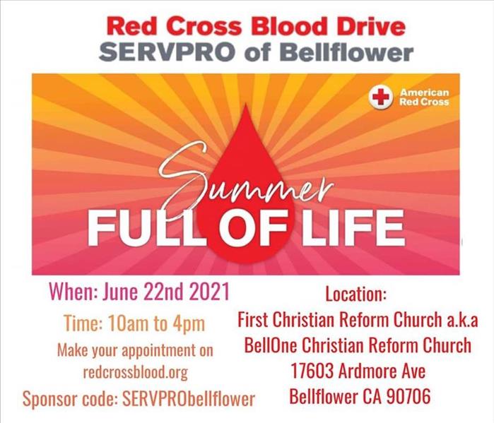 Blood drive event